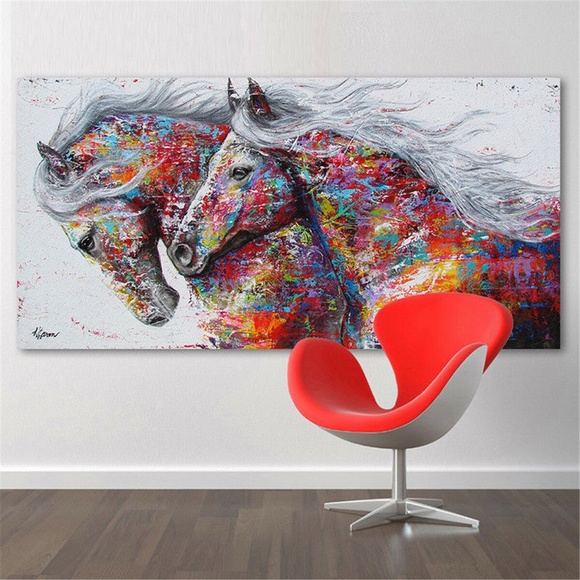 Horses Canvas Unframed Wall Art - Picture 5 of 15